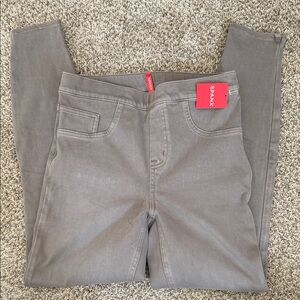 SPANX Women's Taupe Gray Stretch Jeggings